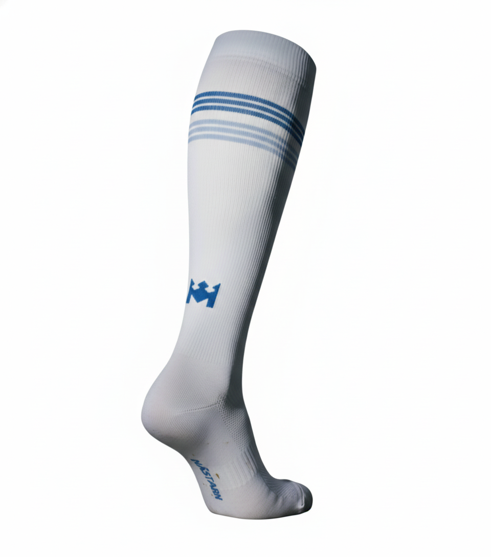 Mästarn Dryarn Thin Race O-sock white/blue - Image 2